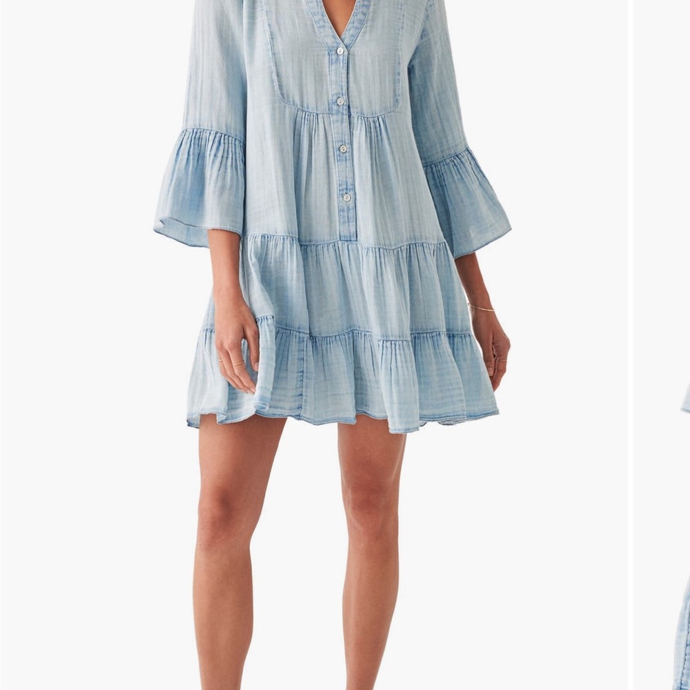 Faherty Kasey Cotton Gauze Dress